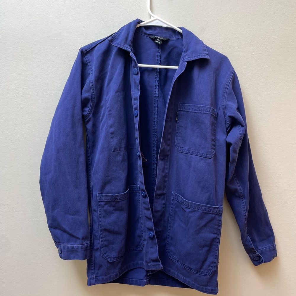 French Blue Chore Work Jacket